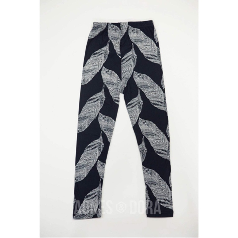 New Agnes & Dora Kids Leggings Feather Dusting